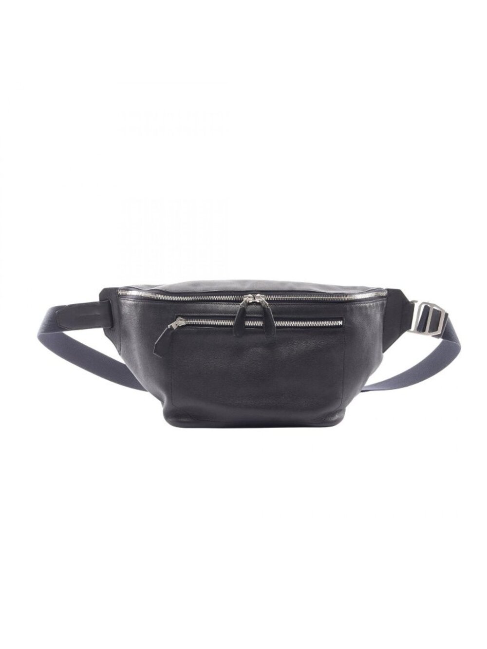 Hermes Waist Bag City Slide Cross GM Blue New Leather